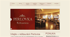 Desktop Screenshot of perlovka.sk
