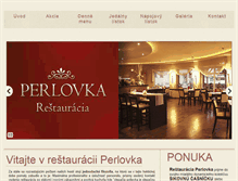 Tablet Screenshot of perlovka.sk